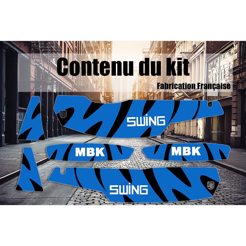 Kit Stickers MBK 51 Swing Bleu