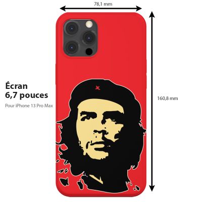 Coque de téléphone design pour Apple iPhone, hommage à Che Guevara, Red