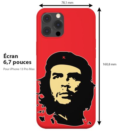 Coque de téléphone design pour Apple iPhone, hommage à Che Guevara, Red