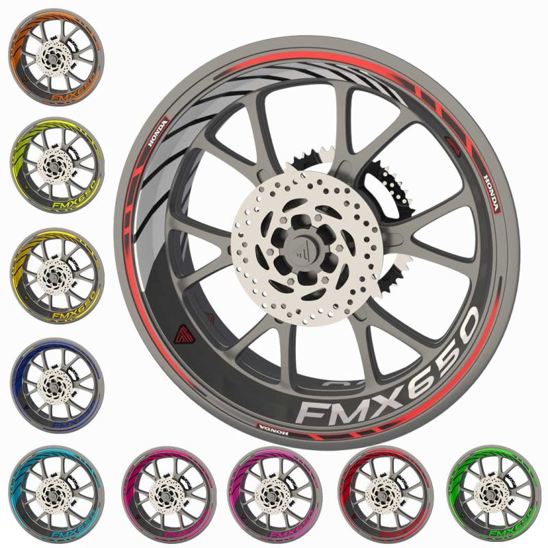 Pack déco jantes moto Honda FMX 650