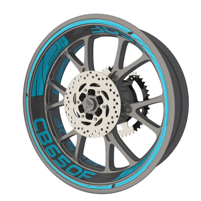 Kit déco stickers jantes Honda CB650F