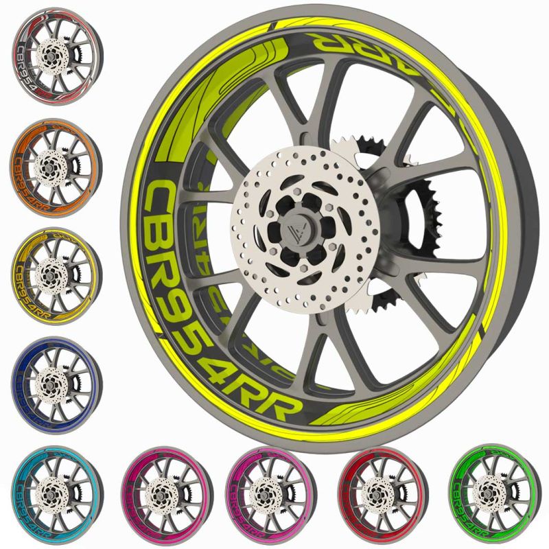 Kit déco jantes moto Honda CBR 954RR