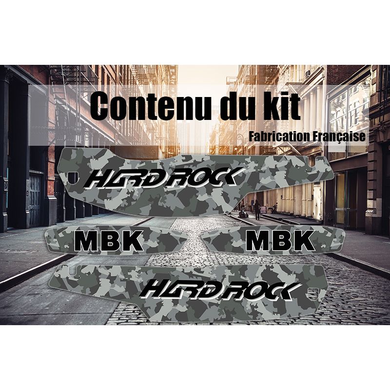 Kit Déco MBK 51 Hard Rock - Noir