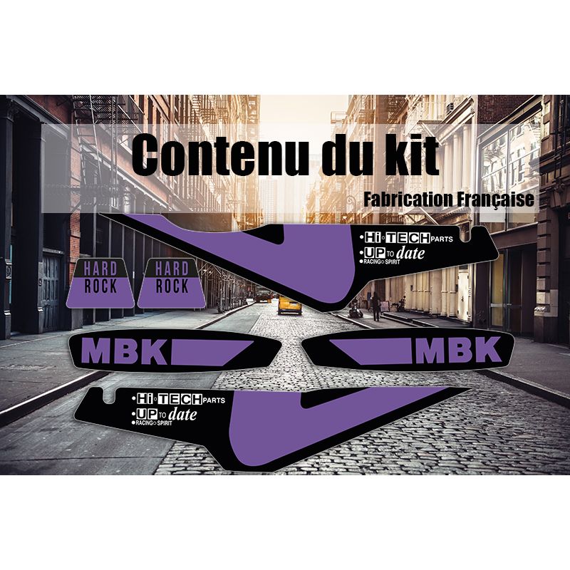 Kit Déco MBK Hard Rock 02 -  Violet