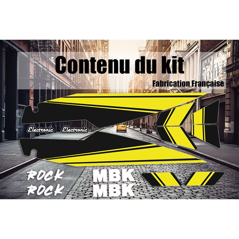 Kit Déco MBK Rock -  Jaune
