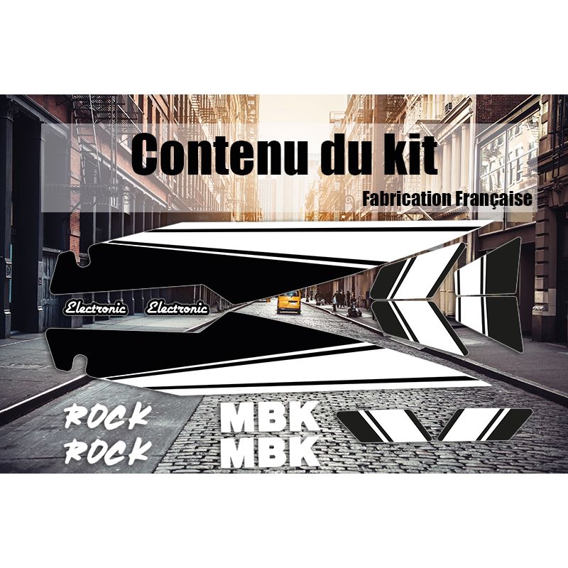 Kit Déco MBK Rock - Noir