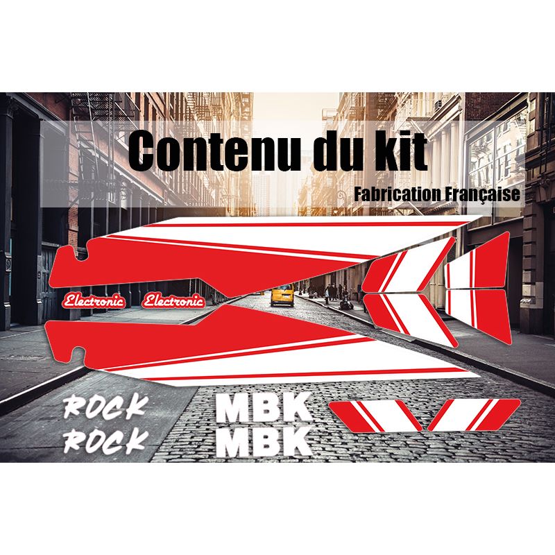 Kit Déco MBK Rock - Rouge