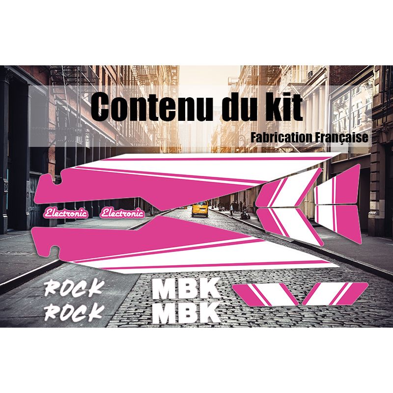 Kit Déco MBK Rock - Rose