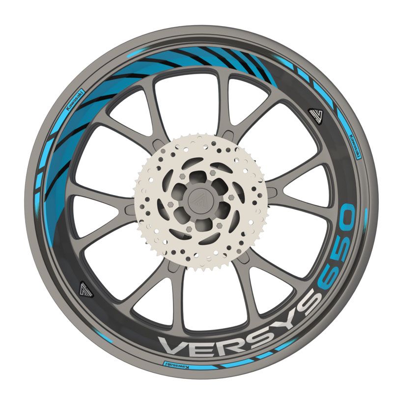 Kit déco jantes moto Versys 650