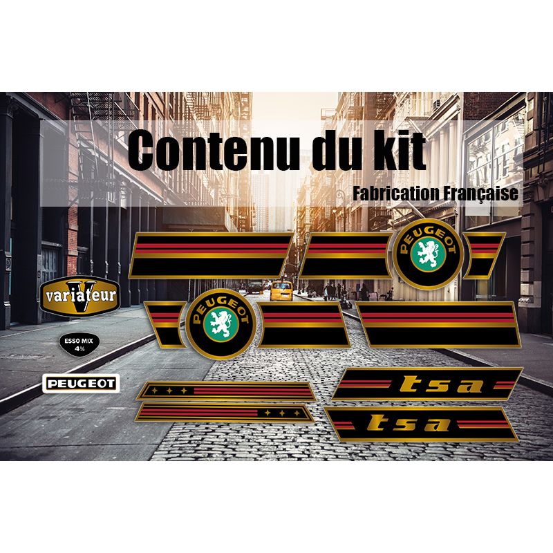 Kit déco Peugeot TSA Kit déco Peugeot TSA
