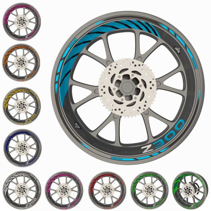 Pack déco jantes Kawasaki Z300