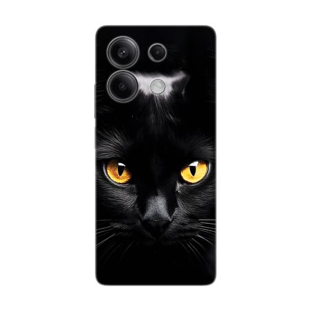 Coque téléphone souple pour Xiaomi Redmi, Regard Félin