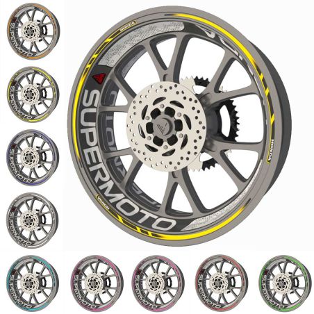 Pack déco jantes Honda Supermoto