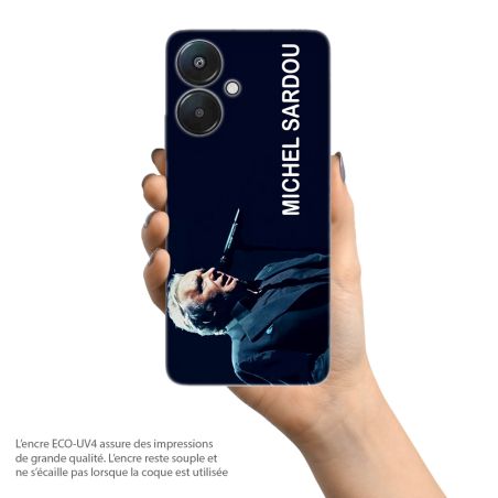 Coque pour téléphone hommage à Michel Sardou pour Xiaomi Redmi