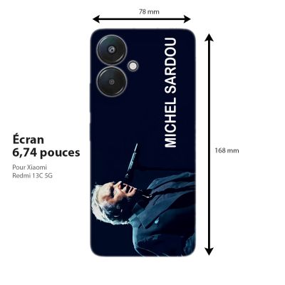 Coque pour téléphone hommage à Michel Sardou pour Xiaomi Redmi