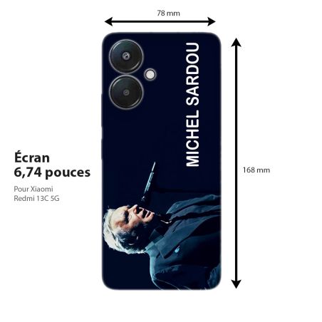 Coque pour téléphone hommage à Michel Sardou pour Xiaomi Redmi