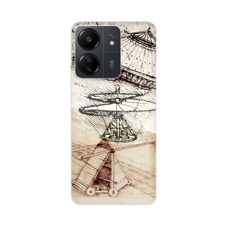 Coque souple pour Xiaomi Redmi, les Machines de Léonard de Vinci