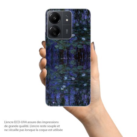 Coque souple pour Xiaomi Redmi, Nymphéas, chef d'oeuvre de Claude Monet