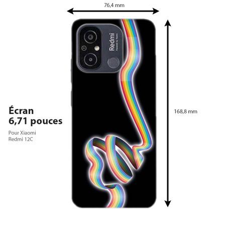 Coque de protection pour Xiaomi Redmi, Rainbow heart