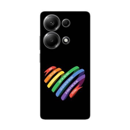 Coque de protection pour Xiaomi Redmi, Fierté Arc en Ciel, Coeur