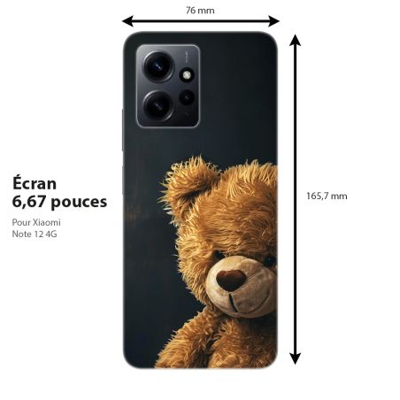 Coque pour téléphone Xiaomi Redmi, Ourson mignon
