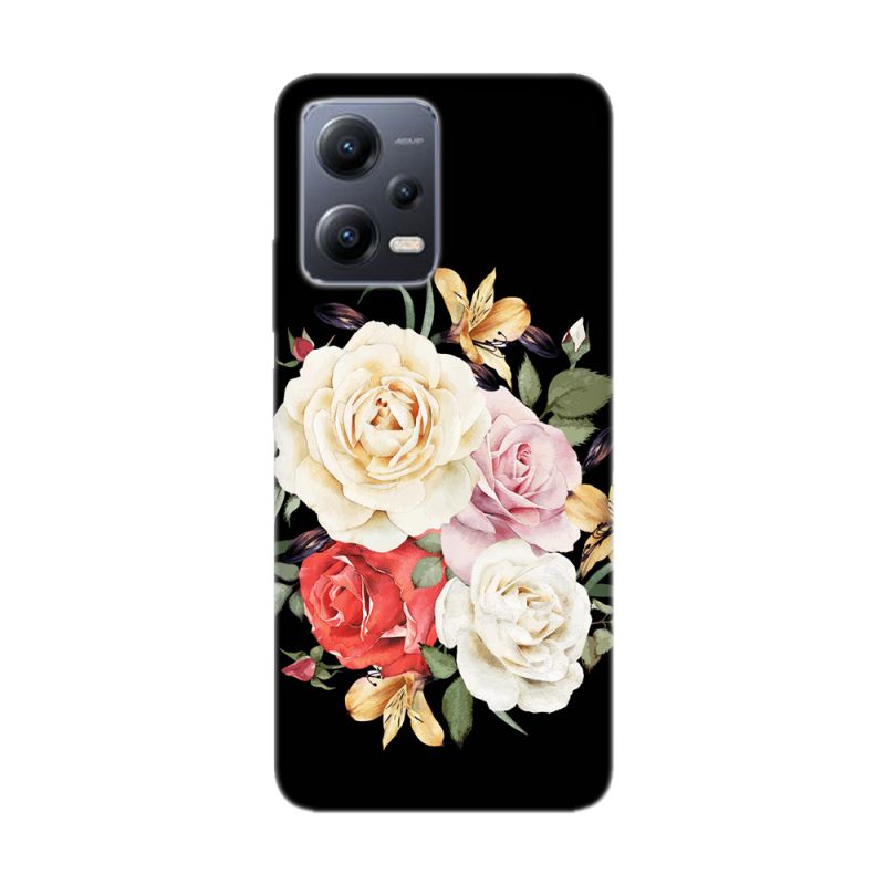 Bouquet de fleurs, coque de téléphone pour Xiaomi Redmi