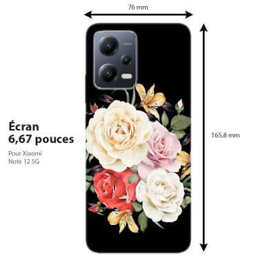 Bouquet de fleurs, coque de téléphone pour Xiaomi Redmi