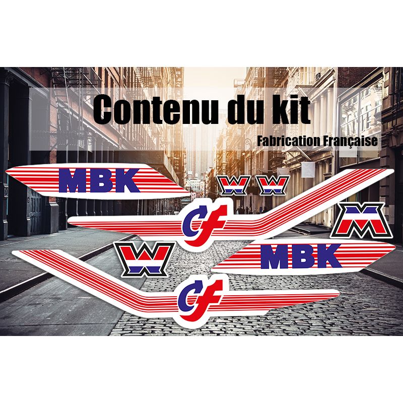 Kit autocollants MBK Motobecane 51 CF