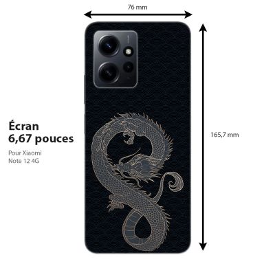 Coque de protection pour Xiaomi Redmi, Thème Dragon