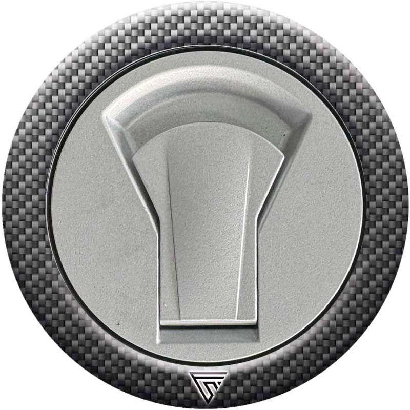 Protection trappe à essence effet carbone pour Can-Am