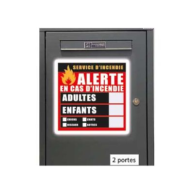 Sticker Pet Alert – Nombre d’enfants, adultes et animaux