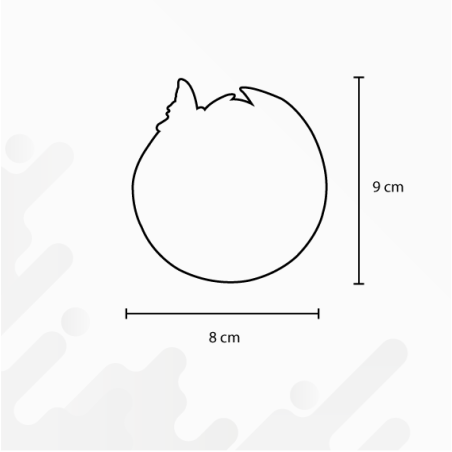 Stickers rétro réfléchissant Tête de mort Planète