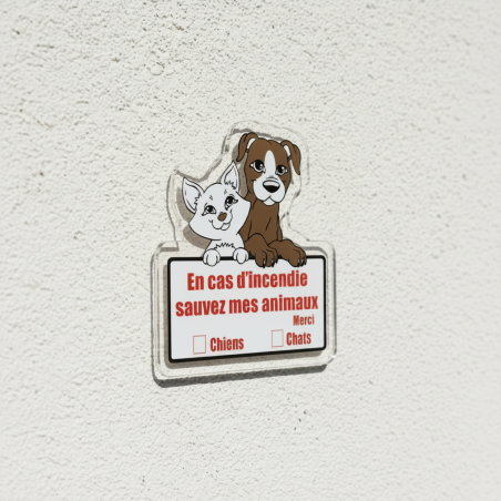 Stickers Pet Alert Secours Pompier