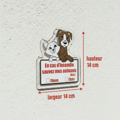 Sticker Pet Alert sauvez nos animaux