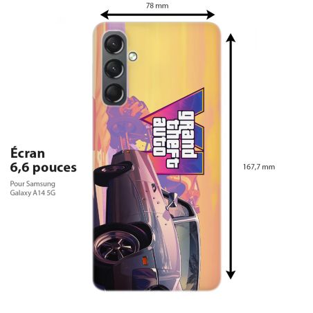 Coque Samsung GTA 6 – Coque imprimée gaming pour Samsung Coque Samsung GTA 6 – Coque imprimée gaming pour Samsung