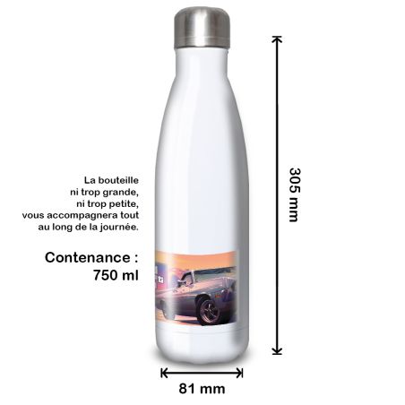 Gourde thermos GTA 6 imprimée – Bouteille isotherme gaming