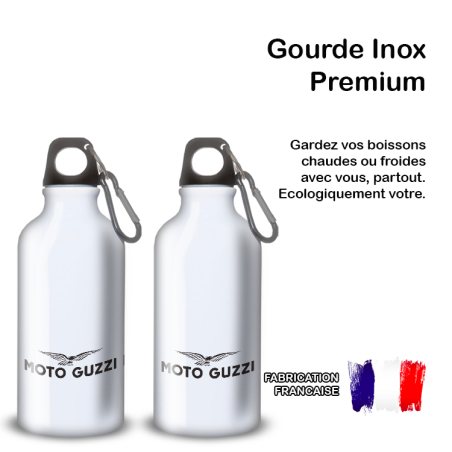 Gourde Alu et Thermos Moto Guzzi