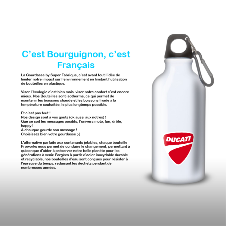 Gourde Alu et Thermos Moto Ducati