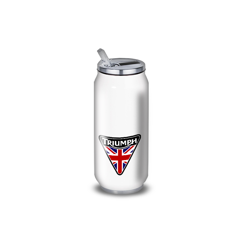 Gourde Alu et Thermos Moto Triumph UK Flag