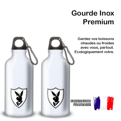 Gourde Alu et Thermos Playboy Lapin