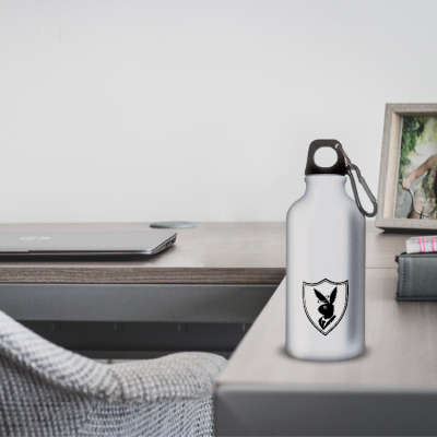 Gourde Alu et Thermos Playboy Lapin