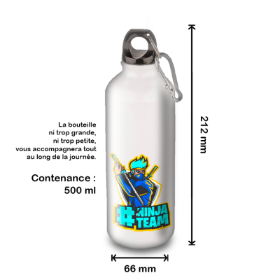 Gourde Alu et Thermos Team Ninja