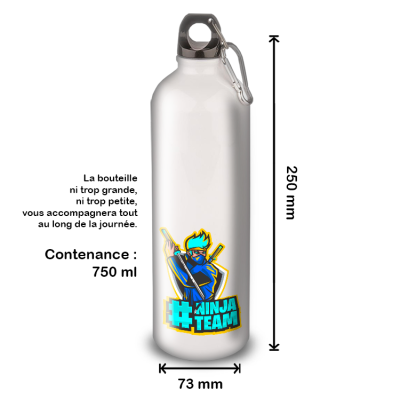 Gourde Alu et Thermos Team Ninja