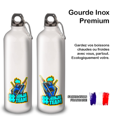 Gourde Alu et Thermos Team Ninja