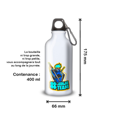 Gourde Alu et Thermos Team Ninja
