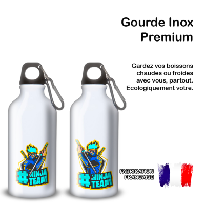 Gourde Alu et Thermos Team Ninja
