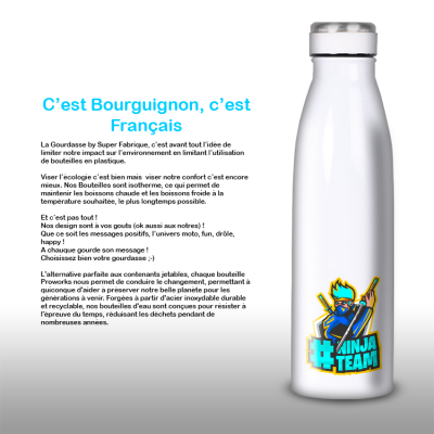 Gourde Alu et Thermos Team Ninja