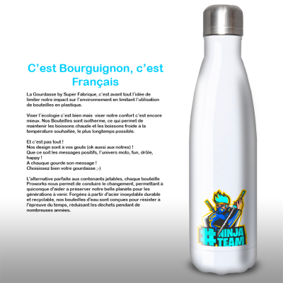 Gourde Alu et Thermos Team Ninja