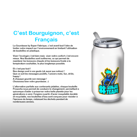 Gourde Alu et Thermos Team Ninja Gourde Alu et Thermos Team Ninja