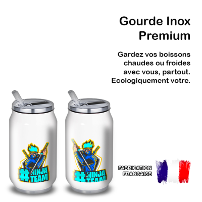 Gourde Alu et Thermos Team Ninja